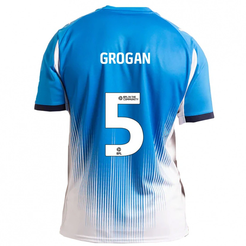Danxen Pánské Christy Grogan #5 Modrá Bílá Domů Hráčské Dresy 2025/26 Dres