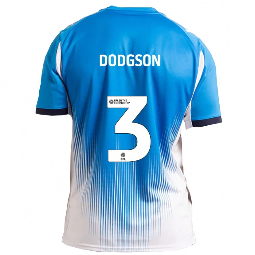 Danxen Pánské Owen Dodgson #3 Modrá Bílá Domů Hráčské Dresy 2025/26 Dres