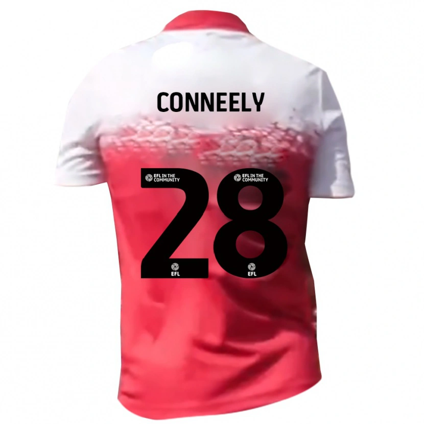 Danxen Pánské Seamus Conneely #28 Červená Bílá Domů Hráčské Dresy 2025/26 Dres