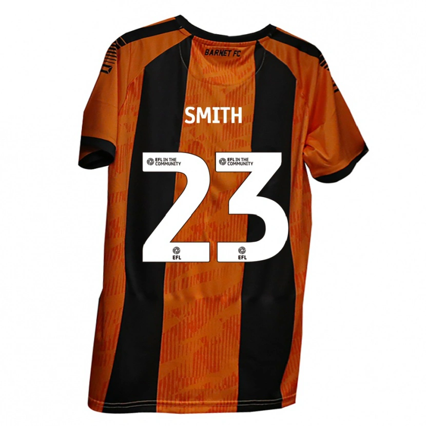 Danxen Pánské Kane Smith #23 Oranžová Černá Domů Hráčské Dresy 2025/26 Dres