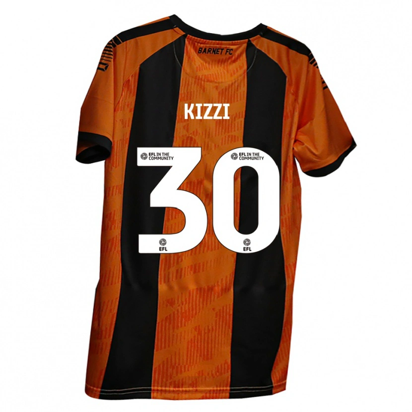 Danxen Pánské Joe Kizzi #30 Oranžová Černá Domů Hráčské Dresy 2025/26 Dres