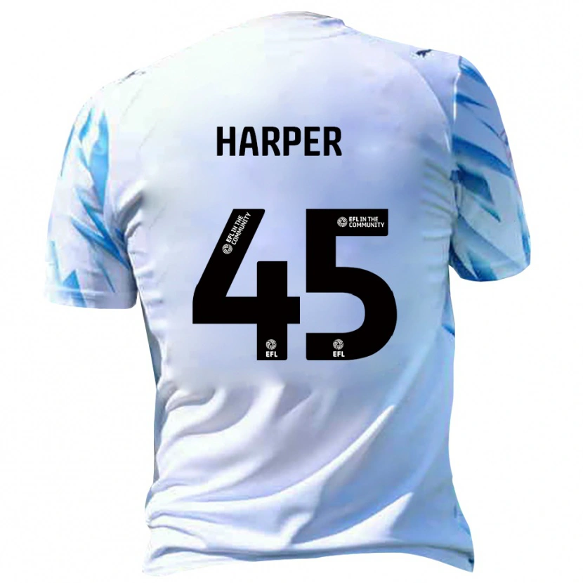 Danxen Pánské Rekeem Harper #45 Bílá Nebesky Modrá Domů Hráčské Dresy 2025/26 Dres