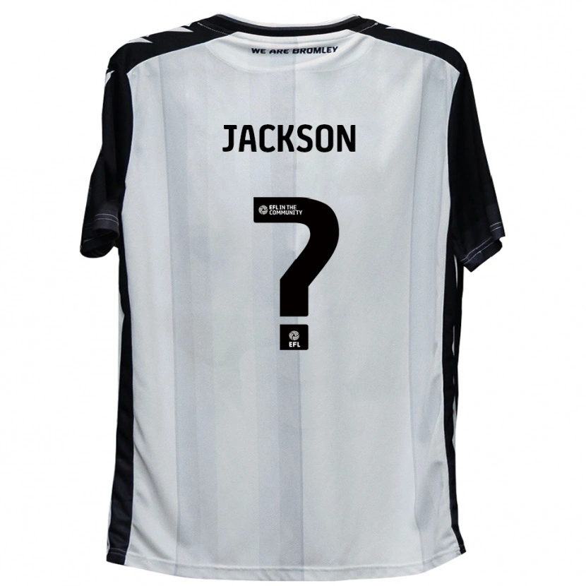Danxen Pánské Patrick Jackson #0 Bílá Černá Domů Hráčské Dresy 2025/26 Dres