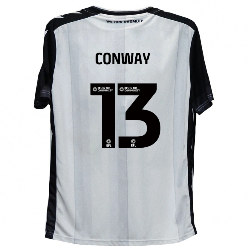 Danxen Pánské Monty Conway #13 Bílá Černá Domů Hráčské Dresy 2025/26 Dres