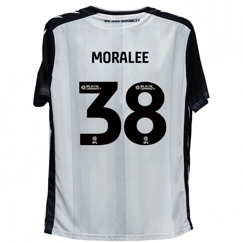 Danxen Pánské Frankie Moralee #38 Bílá Černá Domů Hráčské Dresy 2025/26 Dres