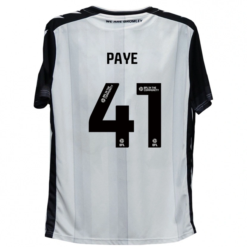 Danxen Pánské Charlie Paye #41 Bílá Černá Domů Hráčské Dresy 2025/26 Dres