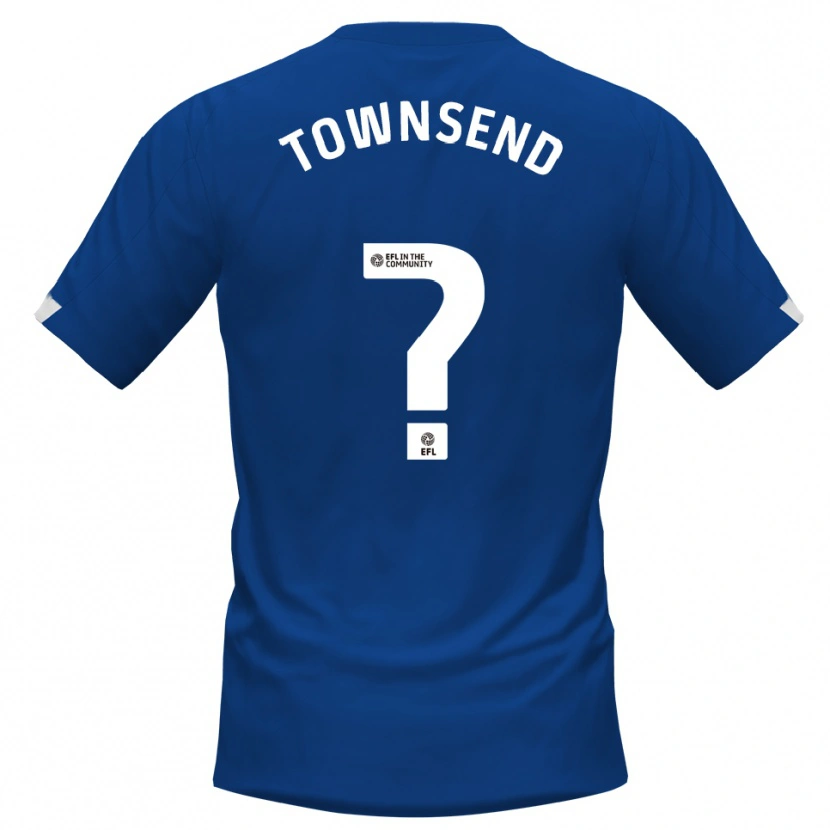 Danxen Pánské Kadi Townsend #0 Modrá Bílá Domů Hráčské Dresy 2025/26 Dres