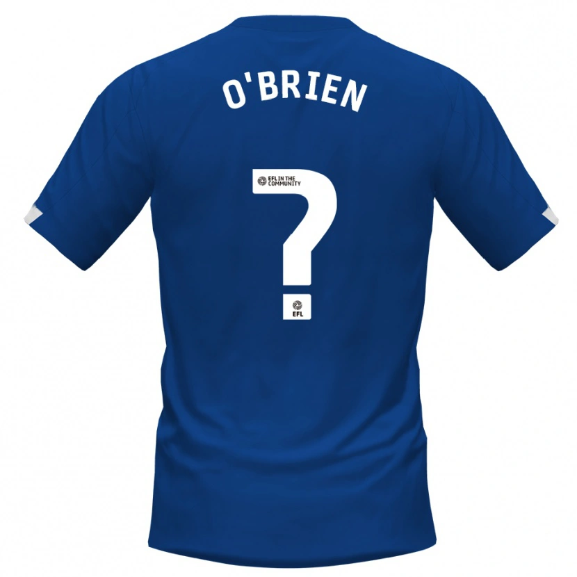 Danxen Pánské Steph O'brien #0 Modrá Bílá Domů Hráčské Dresy 2025/26 Dres