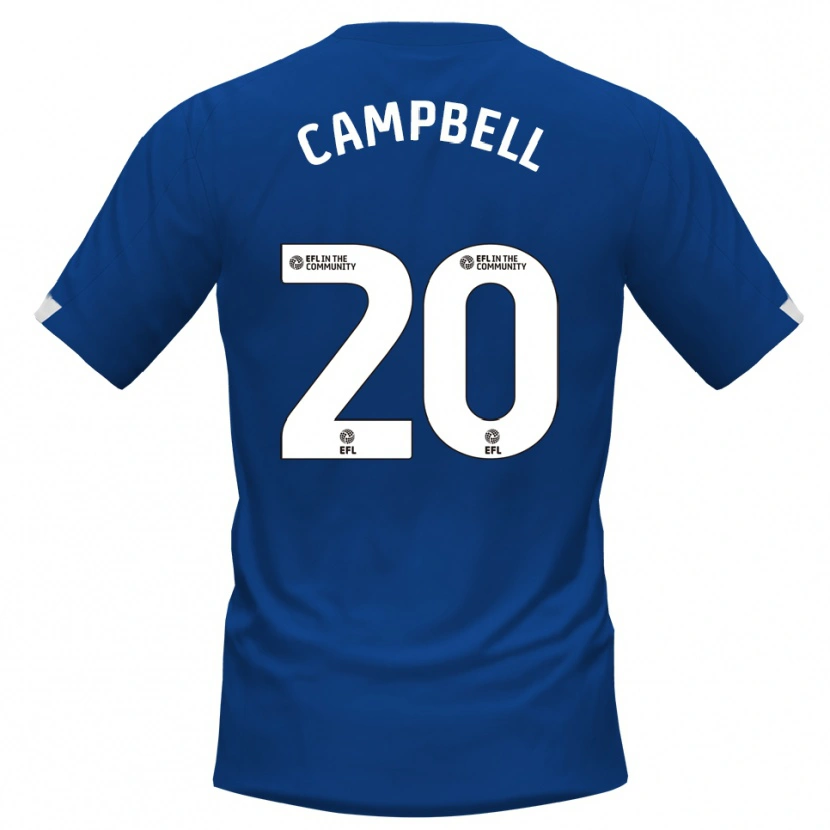 Danxen Pánské Vontae Daley-Campbell #20 Modrá Bílá Domů Hráčské Dresy 2025/26 Dres