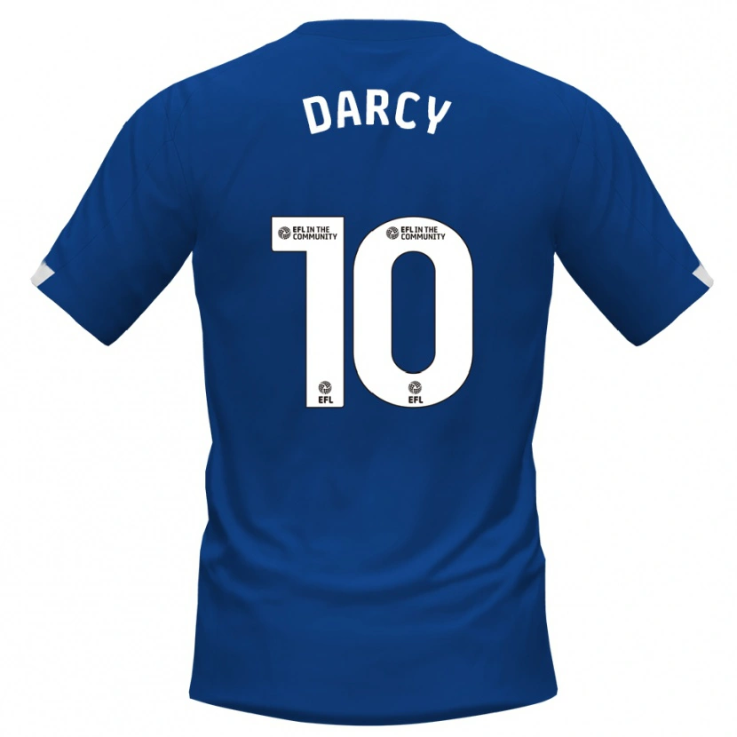 Danxen Pánské Ronan Darcy #10 Modrá Bílá Domů Hráčské Dresy 2025/26 Dres