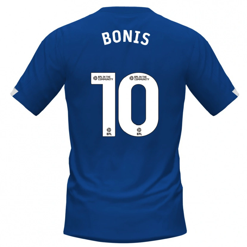 Danxen Pánské Lee Bonis #10 Modrá Bílá Domů Hráčské Dresy 2025/26 Dres