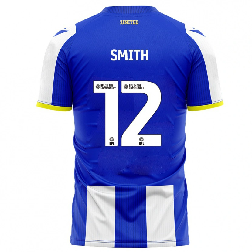 Danxen Pánské Tom Smith #12 Modrá Bílá Domů Hráčské Dresy 2025/26 Dres
