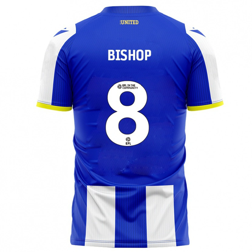 Danxen Pánské Teddy Bishop #8 Modrá Bílá Domů Hráčské Dresy 2025/26 Dres
