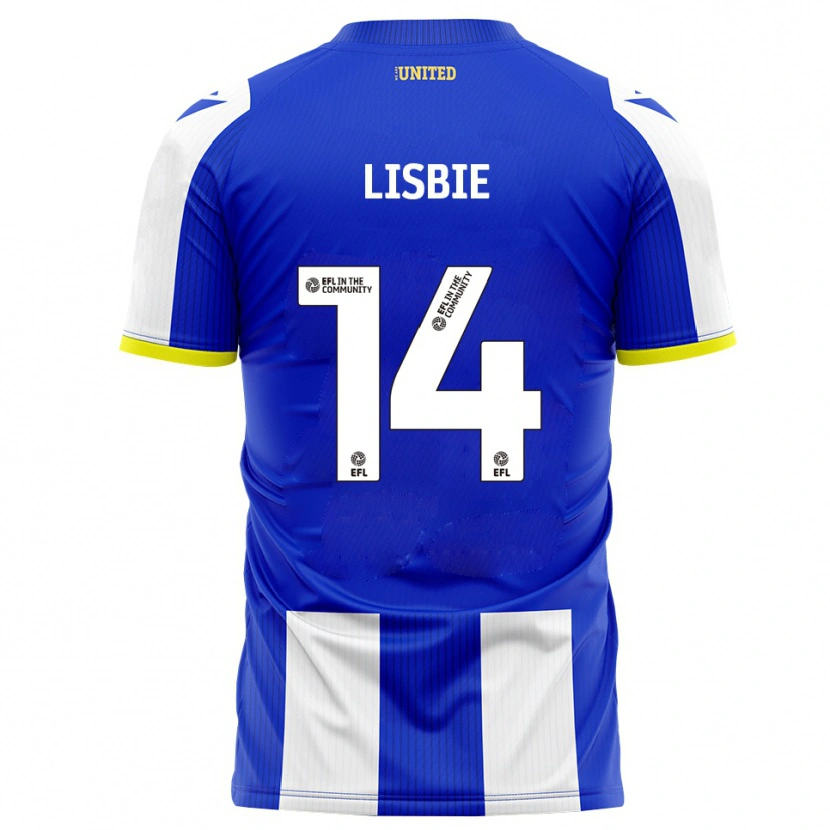 Danxen Pánské Kyreece Lisbie #14 Modrá Bílá Domů Hráčské Dresy 2025/26 Dres