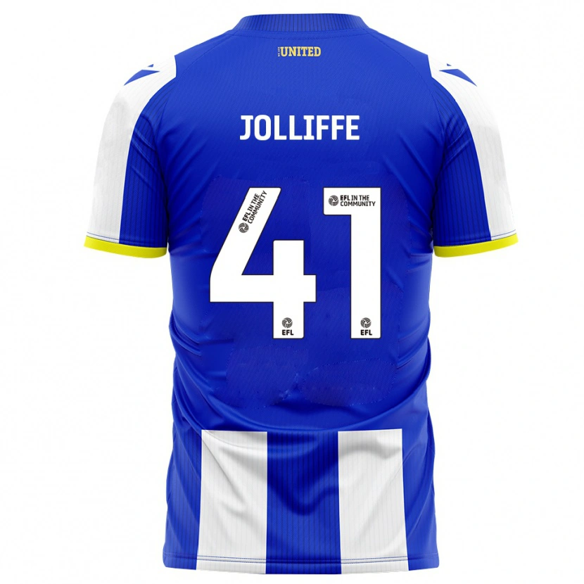 Danxen Pánské Max Jolliffe #41 Modrá Bílá Domů Hráčské Dresy 2025/26 Dres