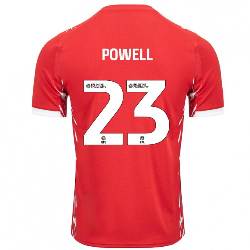 Danxen Pánské Jack Powell #23 Červená Bílá Domů Hráčské Dresy 2025/26 Dres