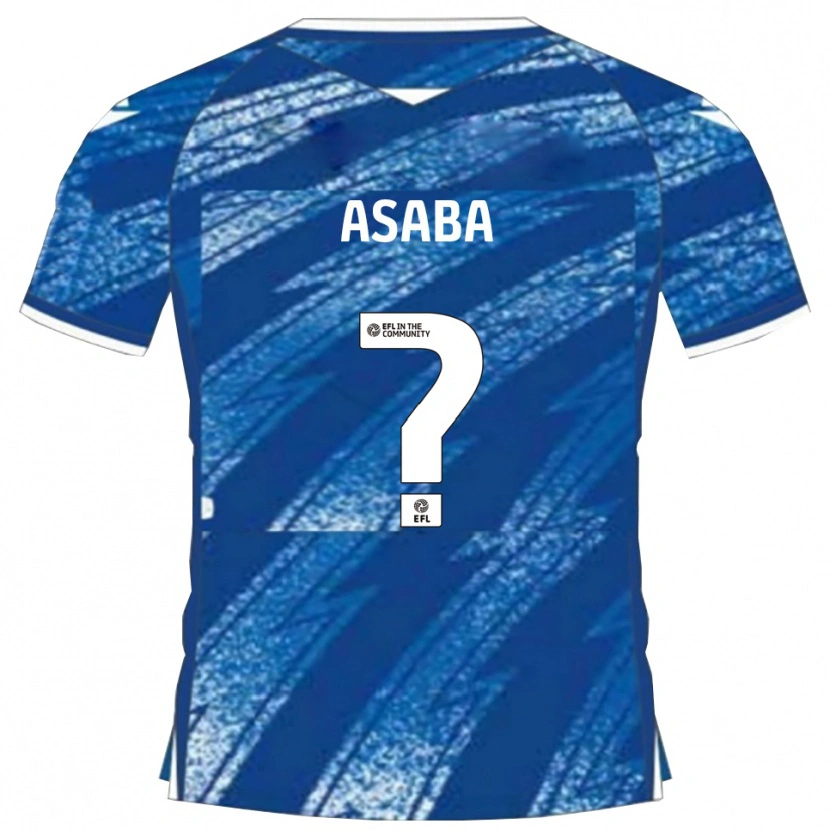 Danxen Pánské Alexander Asaba #0 Modrá Bílá Domů Hráčské Dresy 2025/26 Dres