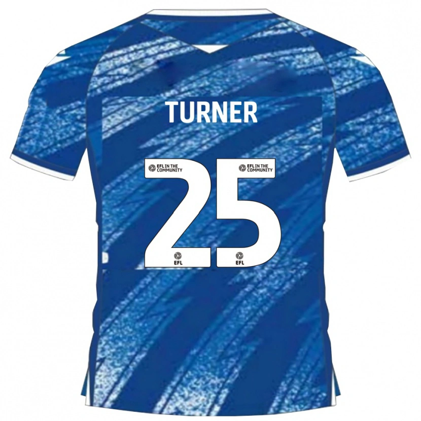 Danxen Pánské Jake Turner #25 Modrá Bílá Domů Hráčské Dresy 2025/26 Dres