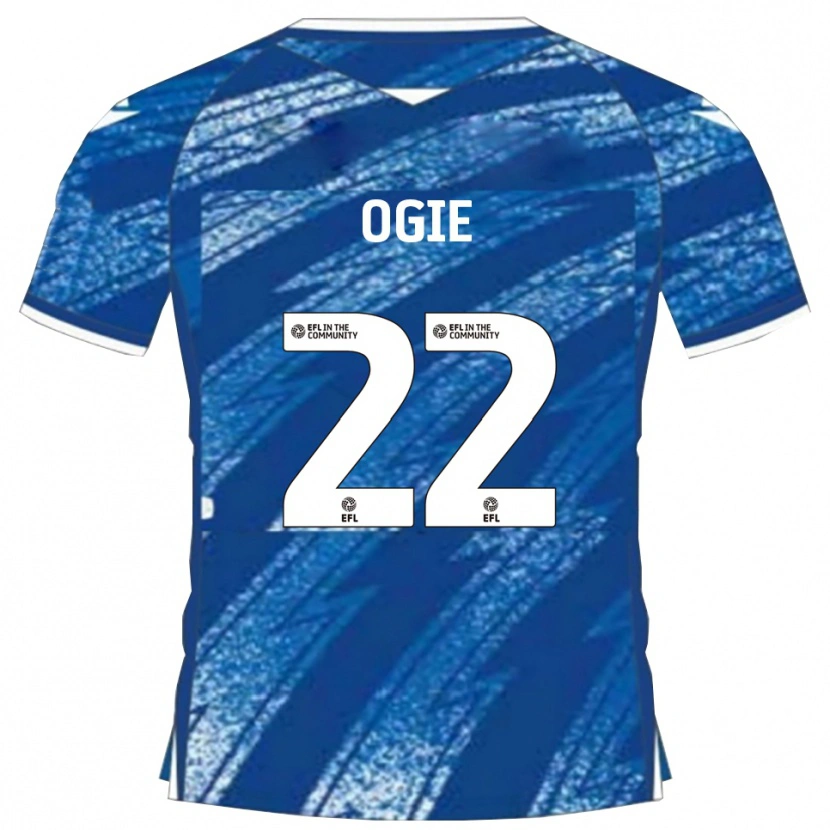Danxen Pánské Shadrach Ogie #22 Modrá Bílá Domů Hráčské Dresy 2025/26 Dres
