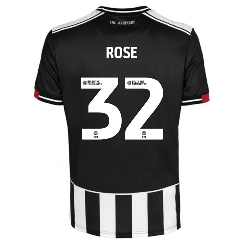 Danxen Pánské Danny Rose #32 Černá Bílá Červená Domů Hráčské Dresy 2025/26 Dres