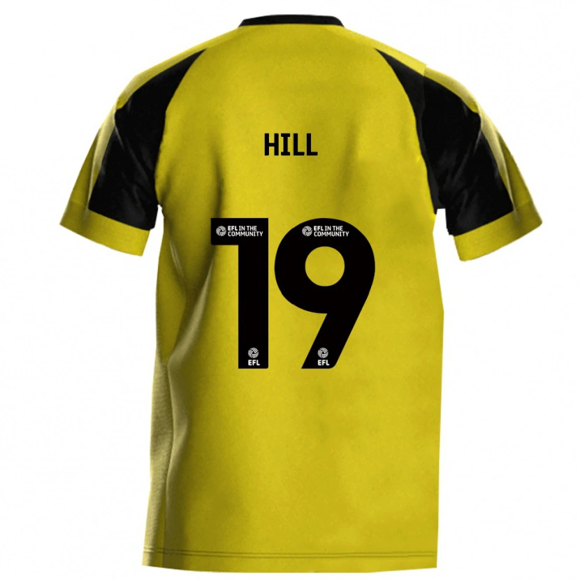 Danxen Pánské Tom Hill #19 Žlutá Šedá Domů Hráčské Dresy 2025/26 Dres