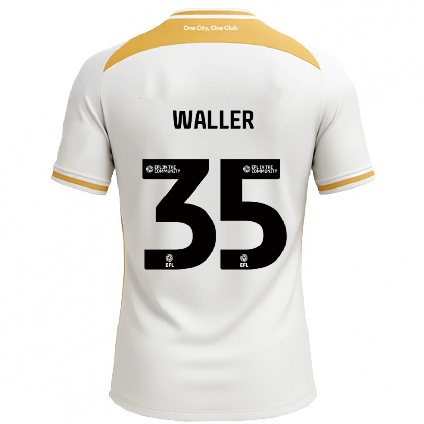 Danxen Pánské Charlie Waller #35 Bílá Zlatá Domů Hráčské Dresy 2025/26 Dres