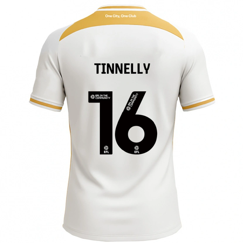Danxen Pánské Becky Tinnelly #16 Bílá Zlatá Domů Hráčské Dresy 2025/26 Dres