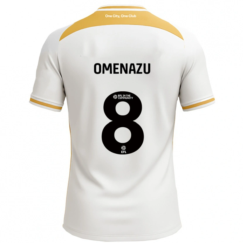 Danxen Pánské Favour Omenazu #8 Bílá Zlatá Domů Hráčské Dresy 2025/26 Dres