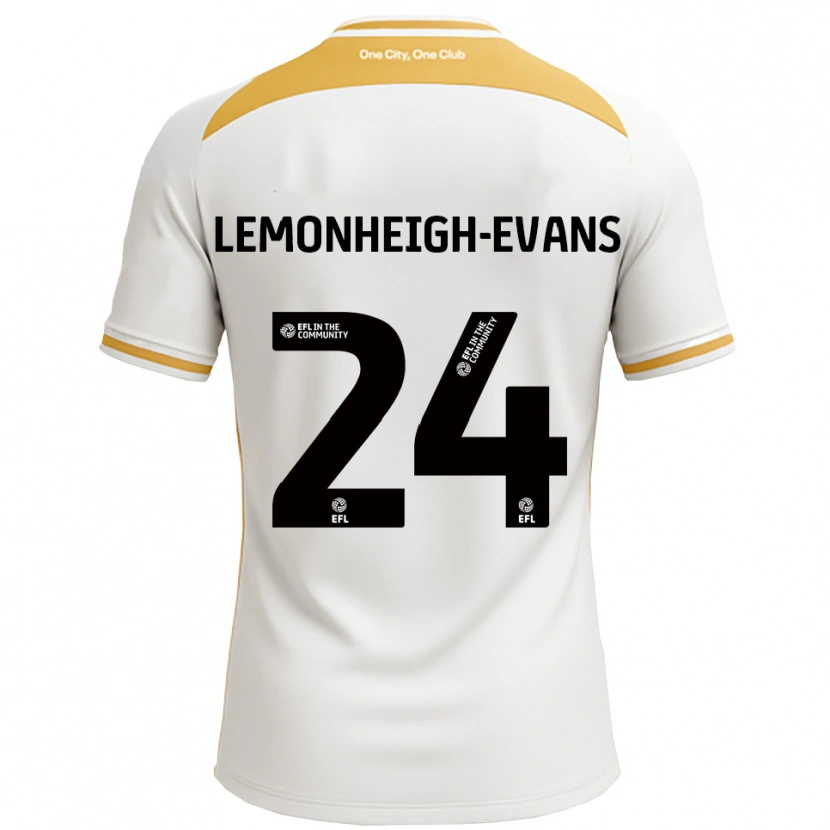 Danxen Pánské Connor Lemonheigh-Evans #24 Bílá Zlatá Domů Hráčské Dresy 2025/26 Dres