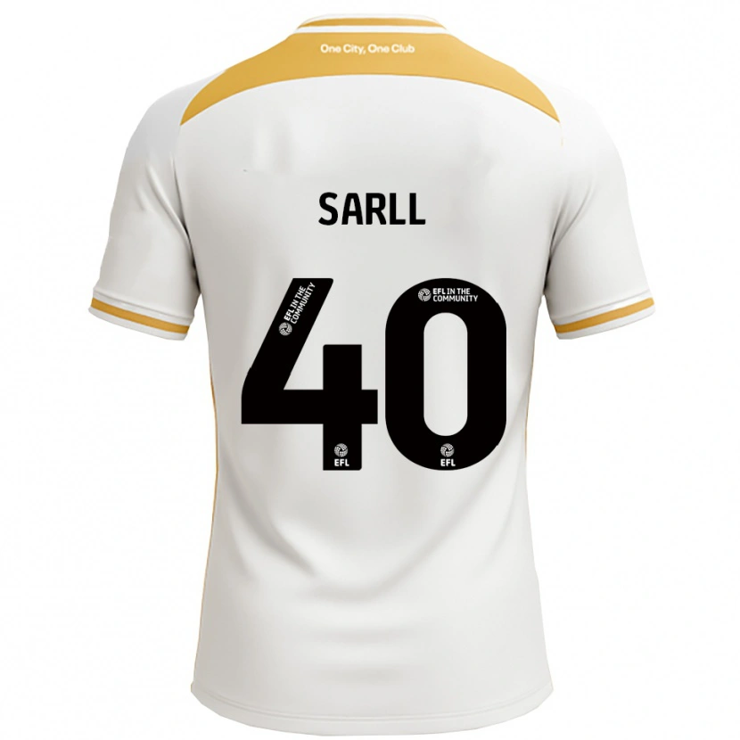 Danxen Pánské Amelie Sarll #40 Bílá Zlatá Domů Hráčské Dresy 2025/26 Dres