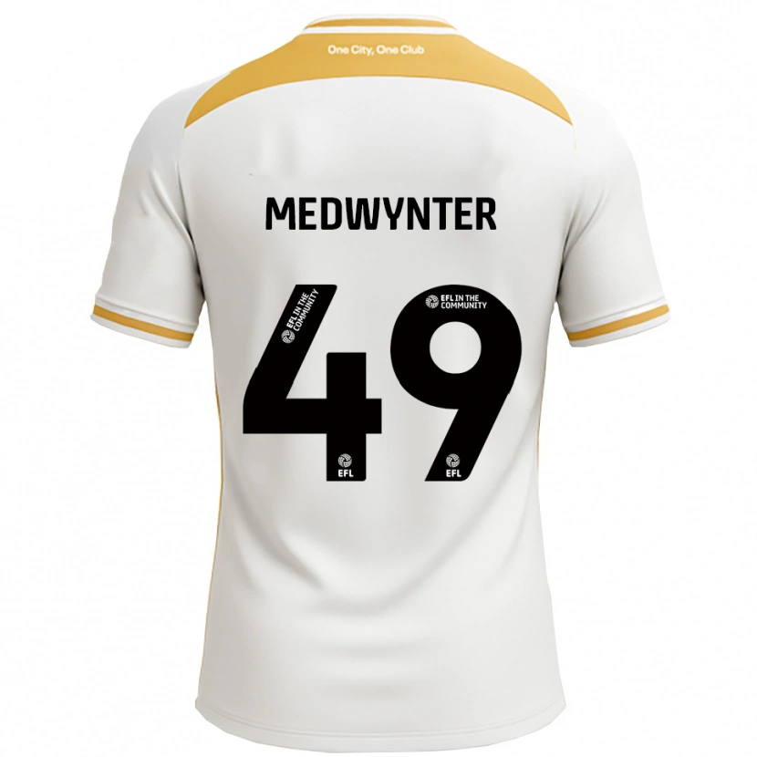 Danxen Pánské Chase Medwynter #49 Bílá Zlatá Domů Hráčské Dresy 2025/26 Dres