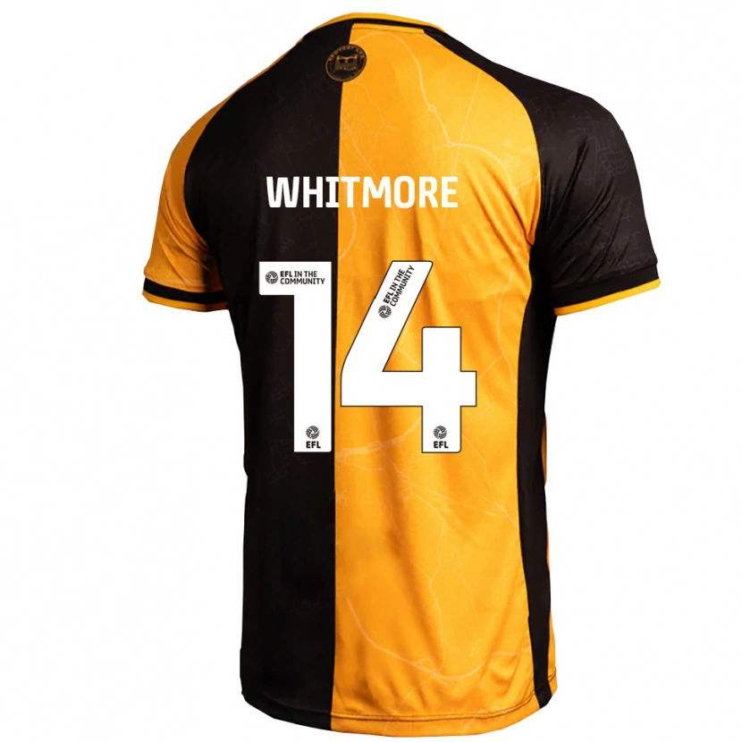 Danxen Pánské Kai Whitmore #14 Žlutá Černá Domů Hráčské Dresy 2025/26 Dres