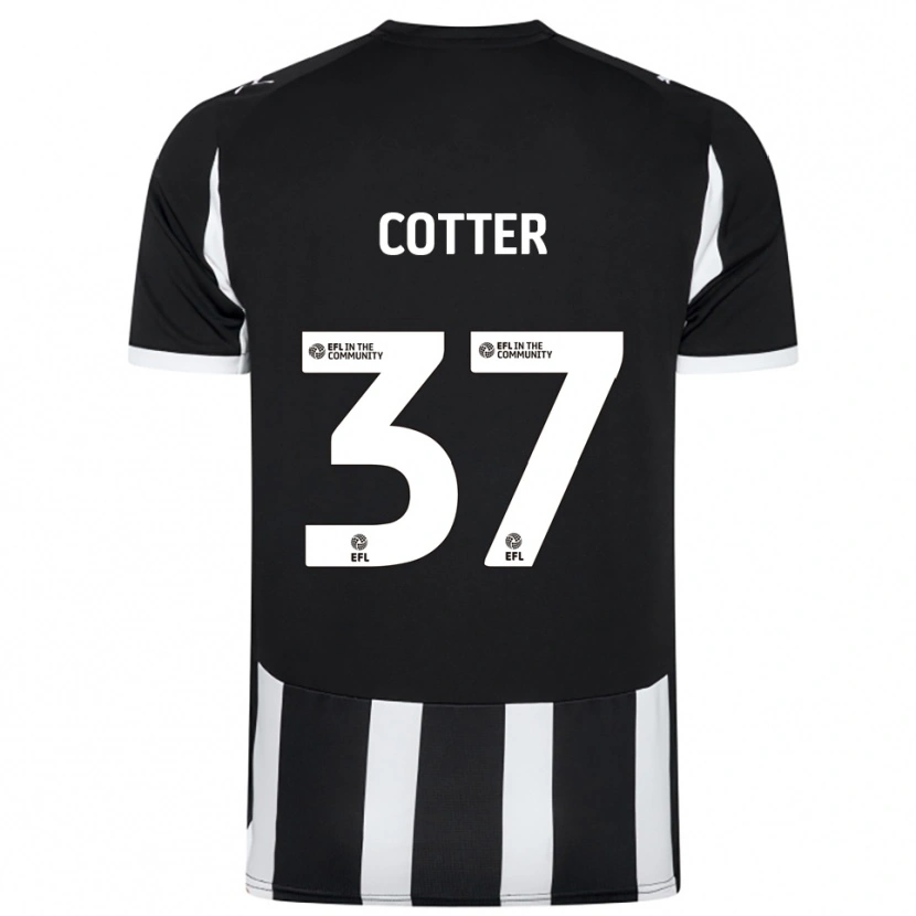 Danxen Pánské Barry Cotter #37 Černá Bílá Domů Hráčské Dresy 2025/26 Dres