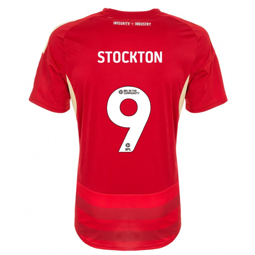 Danxen Pánské Cole Stockton #9 Červená Bílá Domů Hráčské Dresy 2025/26 Dres