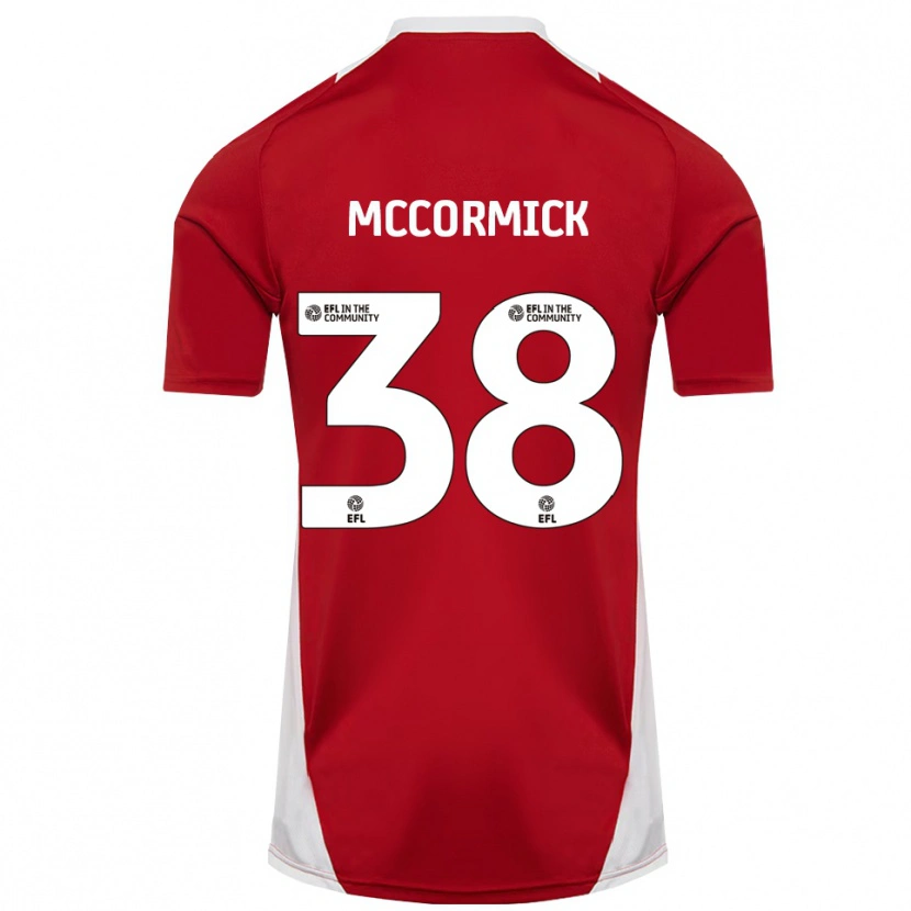 Danxen Pánské Antony Mccormick #38 Červená Bílá Zlatá Domů Hráčské Dresy 2025/26 Dres