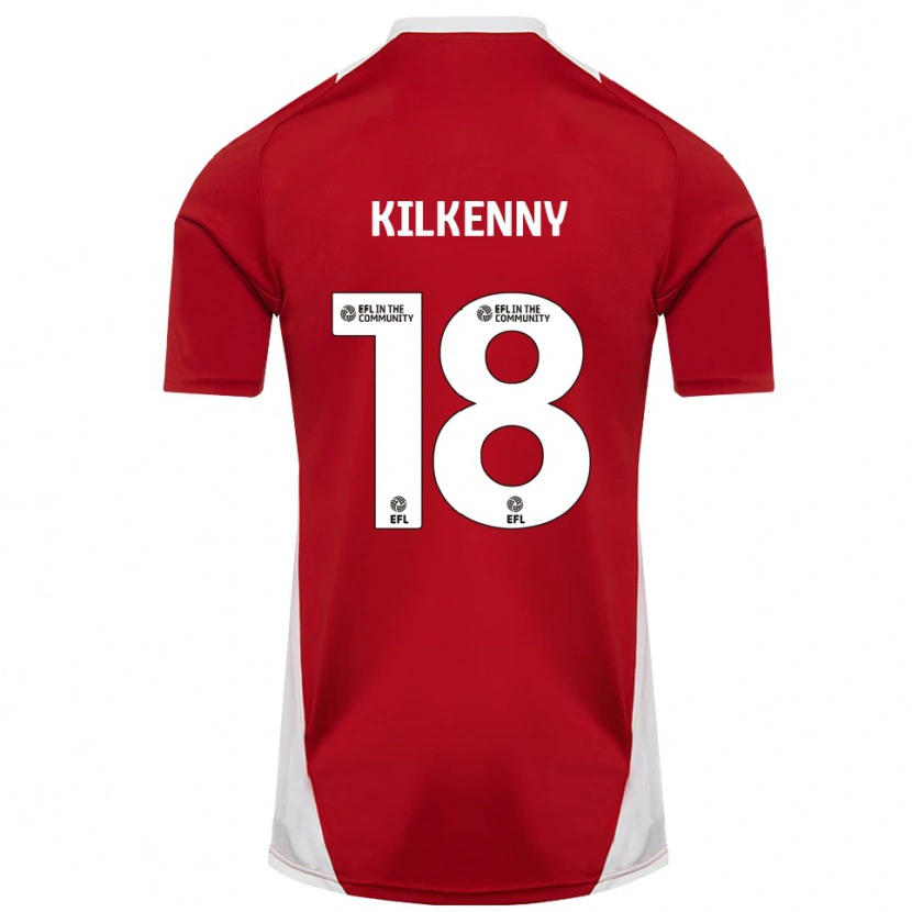Danxen Pánské Gavin Kilkenny #18 Červená Bílá Zlatá Domů Hráčské Dresy 2025/26 Dres