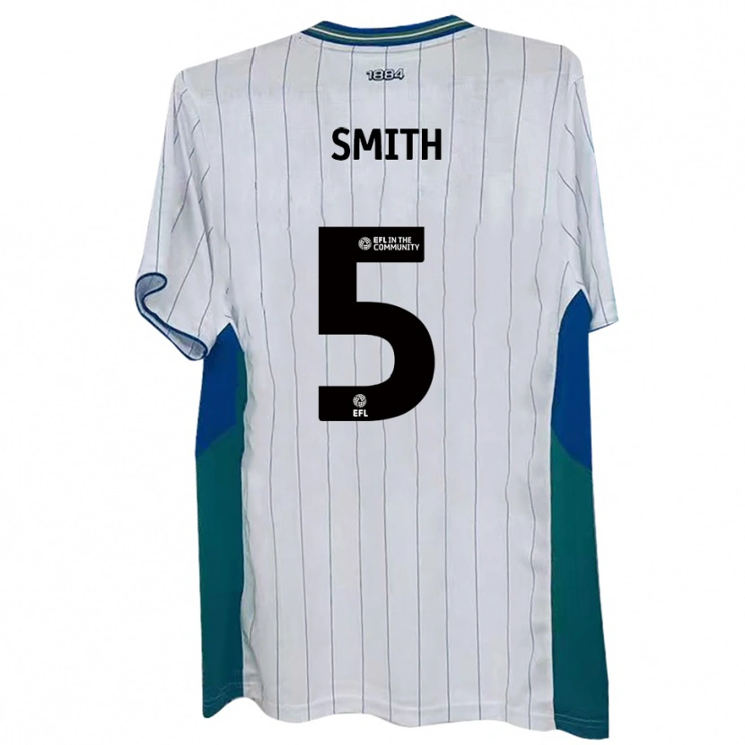 Danxen Pánské Nathan Smith #5 Bílá Zelená Modrá Domů Hráčské Dresy 2025/26 Dres