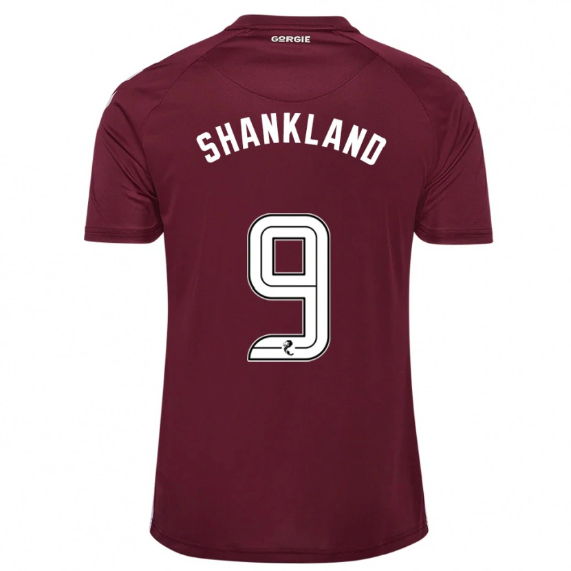 Danxen Pánské Lawrence Shankland #9 Vínová Bílá Domů Hráčské Dresy 2025/26 Dres