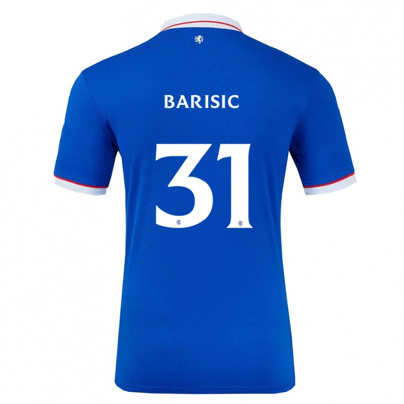 Danxen Pánské Borna Barisic #31 Modrá Bílá Domů Hráčské Dresy 2025/26 Dres