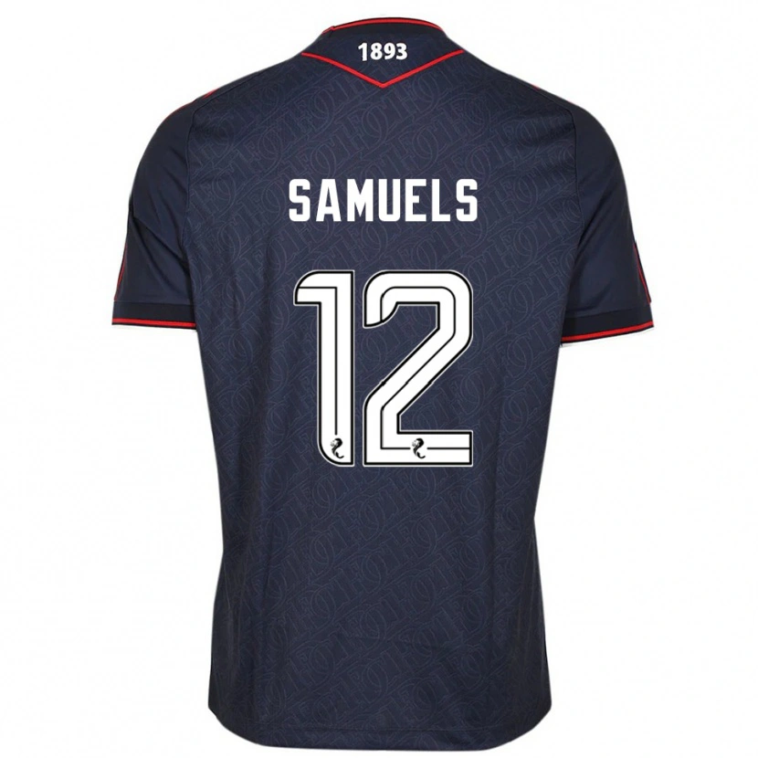 Danxen Pánské Imari Samuels #12 Námořnická Bílá Domů Hráčské Dresy 2025/26 Dres