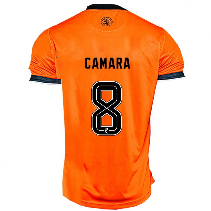 Danxen Pánské Panutche Camara #8 Oranžová Černá Domů Hráčské Dresy 2025/26 Dres