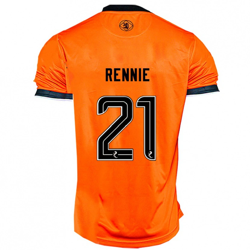 Danxen Pánské Beth Rennie #21 Oranžová Černá Domů Hráčské Dresy 2025/26 Dres