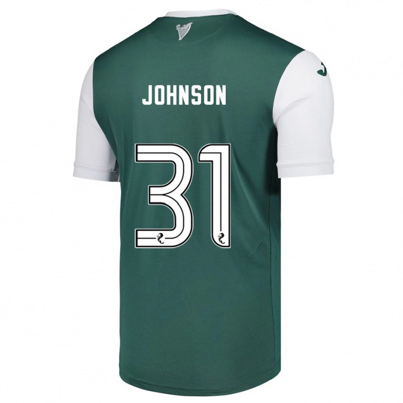 Danxen Pánské Murray Johnson #31 Zelená Bílá Domů Hráčské Dresy 2025/26 Dres