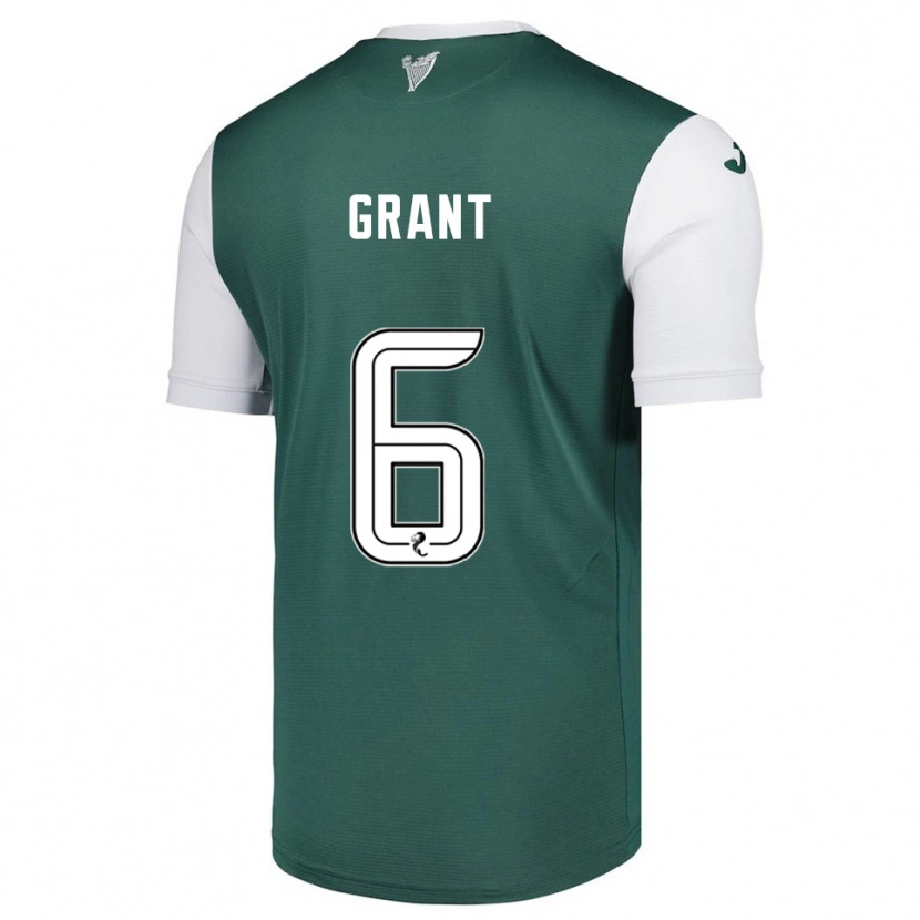 Danxen Pánské Ciara Grant #6 Zelená Bílá Domů Hráčské Dresy 2025/26 Dres