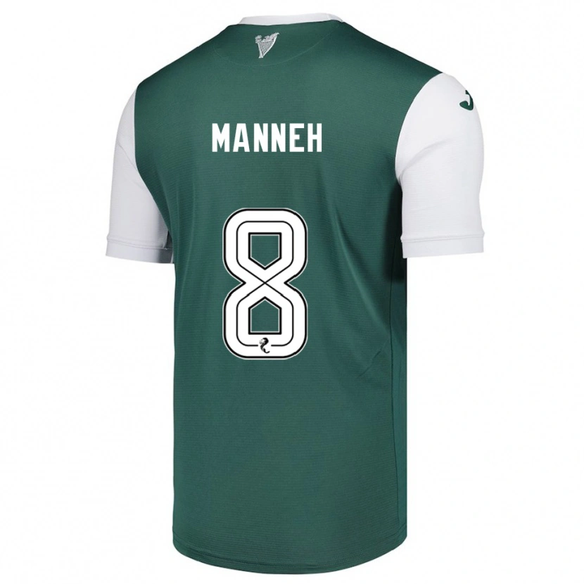 Danxen Pánské Alasana Manneh #8 Zelená Bílá Domů Hráčské Dresy 2025/26 Dres