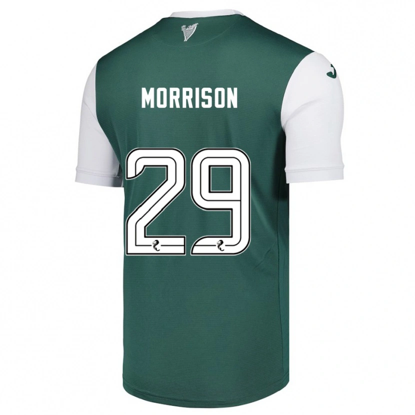 Danxen Pánské Kirsty Morrison #29 Zelená Bílá Domů Hráčské Dresy 2025/26 Dres