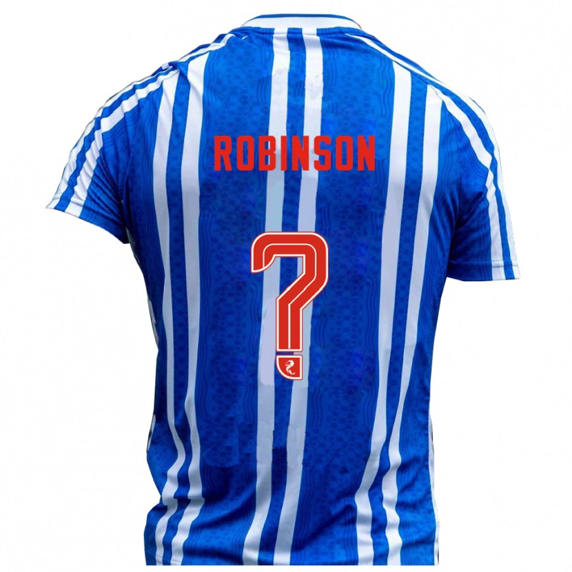 Danxen Pánské Abby Robinson #0 Modrá Bílá Domů Hráčské Dresy 2025/26 Dres