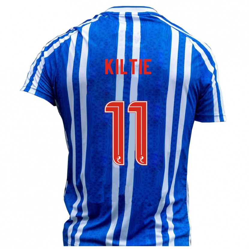 Danxen Pánské Greg Kiltie #11 Modrá Bílá Domů Hráčské Dresy 2025/26 Dres