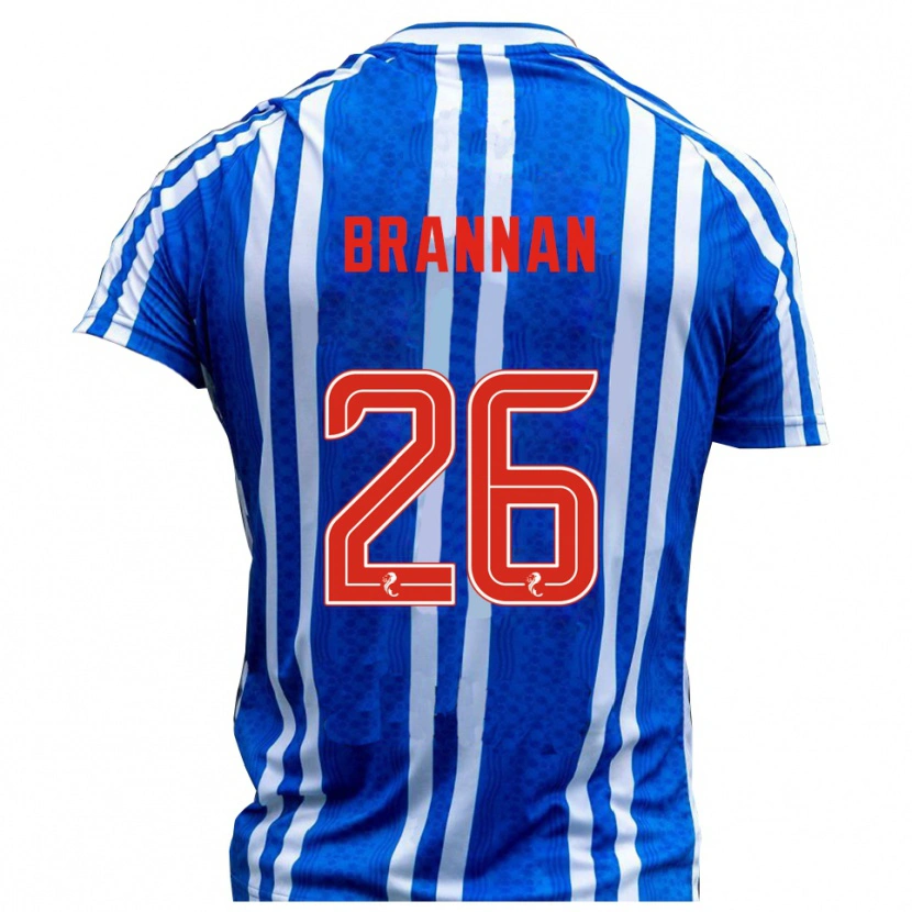 Danxen Pánské Ben Brannan #26 Modrá Bílá Domů Hráčské Dresy 2025/26 Dres