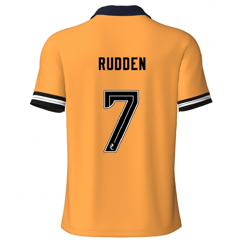 Danxen Pánské Zak Rudden #7 Žlutá Černá Domů Hráčské Dresy 2025/26 Dres